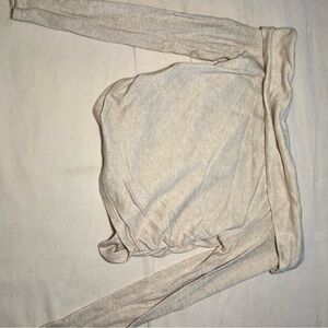 SHEIN Cream Long Sleeve Top